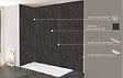 ONDEE - Pack complet de montage panneaux muraux Ardoise 200 cm - Profilé chromé inclus - vignette