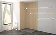 ONDEE - Pack complet de montage panneaux muraux Bois 120 cm - Profilé chromé inclus - vignette