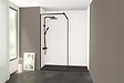 ONDEE - Pack montage 4 panneaux muraux en niche - Terrazzo 200 cm - profilés chromés - vignette