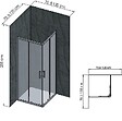 ONDEE - Pack complet de montage panneaux muraux Ardoise 120 cm - Profilé noir inclus - vignette