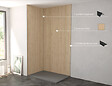 ONDEE - Pack complet de montage panneaux muraux Bois 120 cm - Profilé noir inclus - vignette