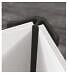 ONDEE - Profilé panneau mural d'angle intérieur Noir 4mm - large