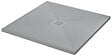 ONDEE - Receveur de douche NARA - Antidérapant Découpable 80x80 cm Résine - Gris - Bonde - vignette