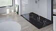 ONDEE - Receveur de douche  NOLA 3 - 90x200x3 - Résine - Marbre noir - Bonde - Découpable - vignette