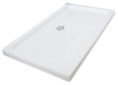 ONDEE - Receveur de douche  de douche CERA 2 - 100 x 80 cm - Céramique blanche - large