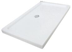 ONDEE - Receveur de douche CERA 2 - 100 x 70 cm - Céramique - Blanc - large