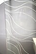 ONDEE - Paroi de douche ONDA - Verre trempé 8mm - Sérigraphie Givrée à motif - 120x200cm - vignette