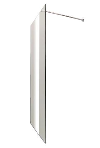 ONDEE - Paroi de douche ITALIENNE - Verre trempé 8mm - Sérigraphie Miroir - 90x200cm - large