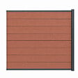 MCCOVER - kit extension complet pour clôture composite 1,50 ML x 1,80 H Brun rouge, H.180 cm, L.150 cm - vignette