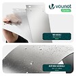 VOUNOT - Lot de 5 Bordure de jardin en métal galvanisé flexible 100x18cm - vignette