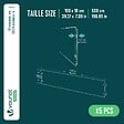 VOUNOT - Lot de 5 Bordure de jardin en métal flexible 100x18cm noir - vignette