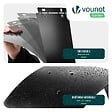 VOUNOT - Lot de 5 Bordure de jardin en métal flexible 100x18cm noir - vignette