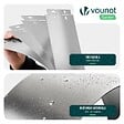 VOUNOT - Lot de 35 Bordure de jardin en métal galvanisé flexible 100x13cm - vignette