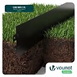VOUNOT - Lot de 20 Bordure de jardin en métal flexible 100x13cm noir - vignette