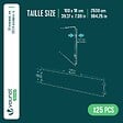 VOUNOT - Lot de 25 Bordure de jardin en métal galvanisé flexible 100x18cm - vignette