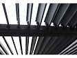 HABITAT ET JARDIN - Pergola bioclimatique toit 2 pans "Victoria" en aluminium et métal- 4 x 3 m - Gris - vignette