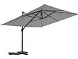 HABITAT ET JARDIN - Parasol jardin déporté en aluminium "Sky 4" - 3 x 4 m - Gris - vignette