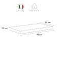 KIAMAMI VALENTINA - Étagère En Bois Pour Lavabo D'appui De 90 Cm Gris - vignette
