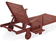 HABITAT ET JARDIN - Bain de soleil pliant en bois exotique "Tokyo" - Mahogany- Marron acajou - vignette