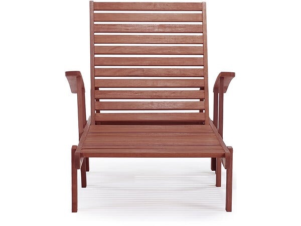 HABITAT ET JARDIN - Bain de soleil pliant en bois exotique "Tokyo" - Mahogany- Marron acajou - large