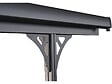 HABITAT ET JARDIN - Carport voiture "Denver" - 5.02 x 3.13 x 2.05 m - Transparent / Noir - vignette