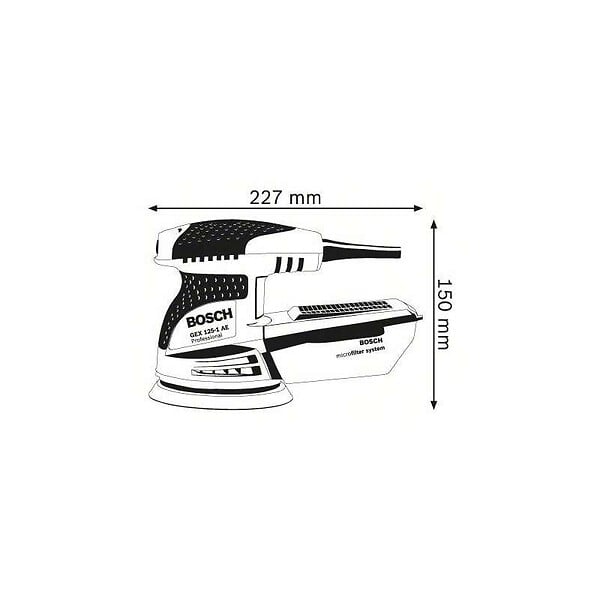 BOSCH PRO - Ponceuse excentrique GEX 125-1 AE - 250W - large
