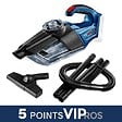 BOSCH PRO - Aspirateur à main sans fil - GAS 18V 1 - 18V - vignette
