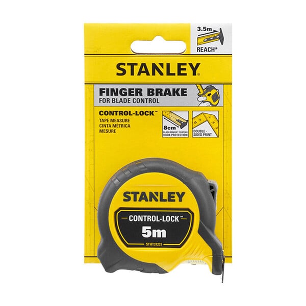 STANLEY - Ruban à mesurer Control Lock 5m x 25mm - large