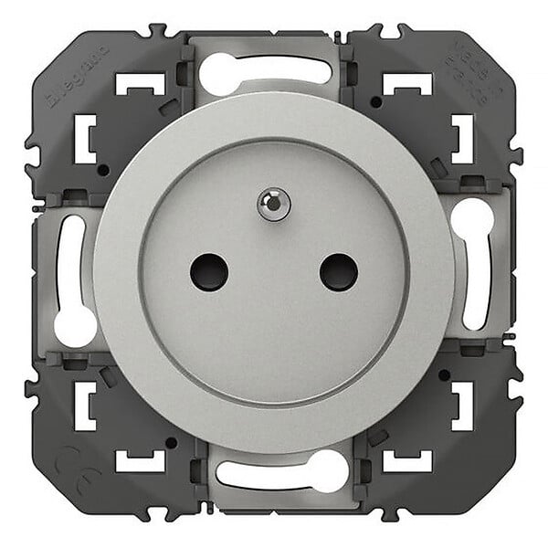 LEGRAND - Prise de courant 2P+T Dooxie - Aluminium - 16A - large