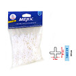 MEJIX - 200 croisillons d'écartement plastique blanc - 5mm - vignette