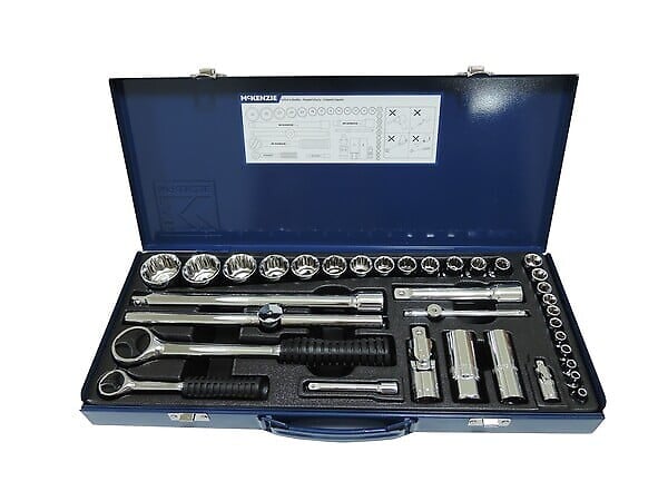 MC KENZIE - Coffret à douilles - Chrome vanadium - 35 pièces - large