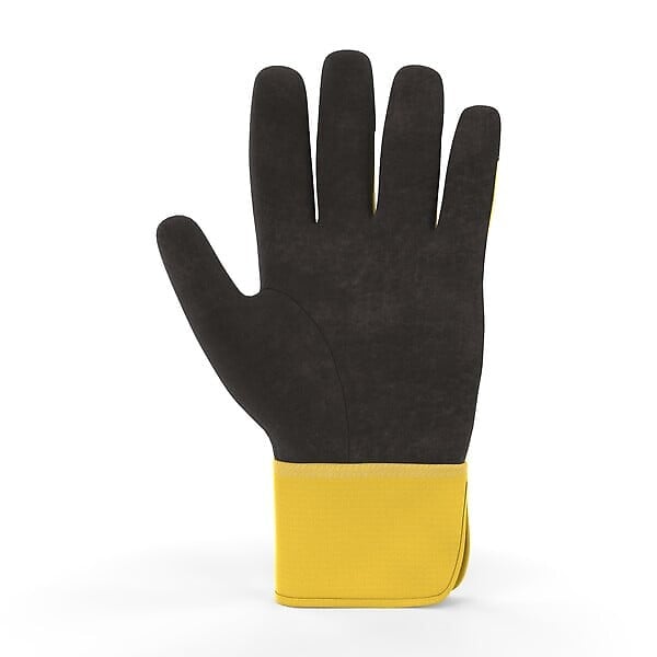 JARDIBEST - Gants de jardin Docker pour travaux intenses - Cuir et toile - T11 - large