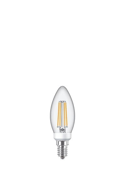 MODE DE VIE - Ampoule LED E14 Flamme - Filament - Blanc chaud - 2700K - 40W - large
