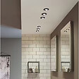 PAULMANN - Spots LED Calla orientables - Noir mat - 3x6W IP65 - vignette
