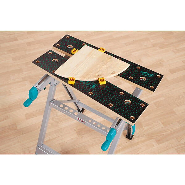 WOLFCRAFT - Établi de bricolage pliable - Acier - Master 200 - 180Kg - large