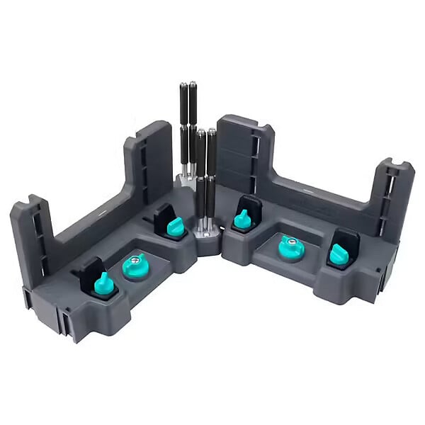 WOLFCRAFT - Boîte à onglets fausse équerre PRO - acier - plinthes 120mm - large