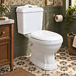 KERRA - Toilette WC à poser rétro ABERY en céramique - vignette