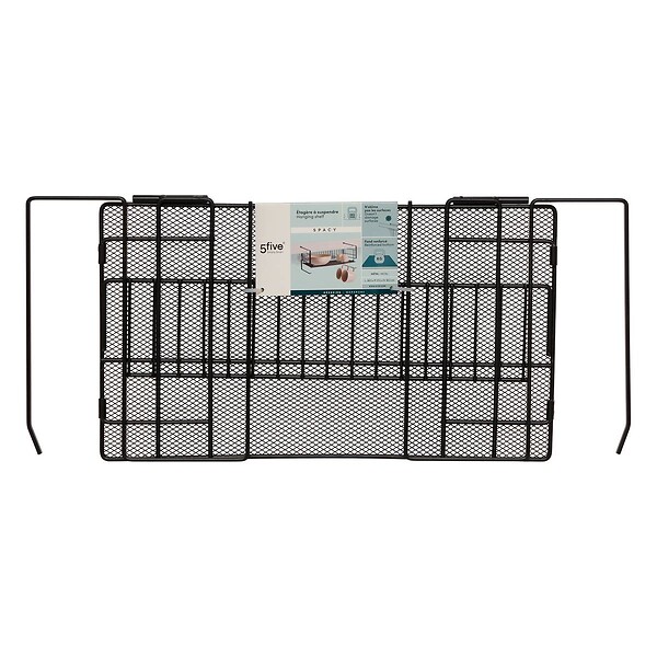 5 FIVE SIMPLY SMART - Etagère suspendue Spacy noir - large