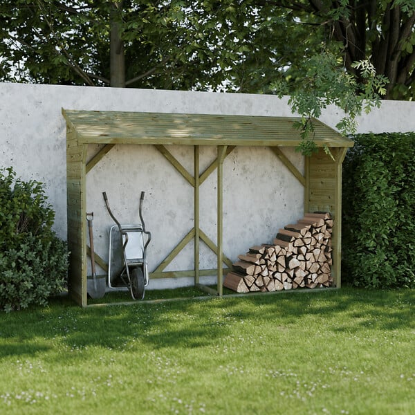 CERLAND - ABRI BUCHES BOIS XL 319,5X100X213CM - large