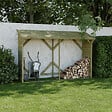 CERLAND - ABRI BUCHES BOIS XL 319,5X100X213CM - vignette