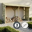 CERLAND - ABRI BUCHES BOIS XL 319,5X100X213CM - vignette