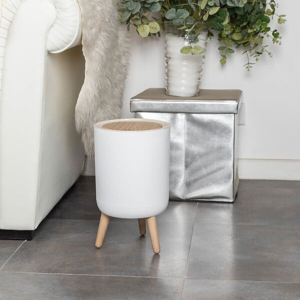 KITCHEN MOVE - Poubelle de salle de bain push MALMO 7L - large