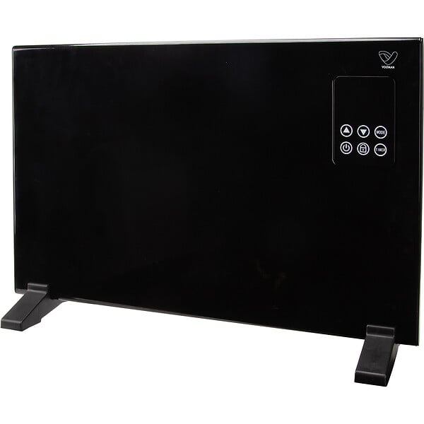 VOLTMAN - Radiateur électrique Alumia Connect - cœur aluminium 1500W - noir -Volman - large