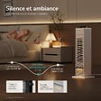 EMKE - EMKE Radiateur Soufflant Céramique 2000W, Chauffage et Mode Ventilateur, Écran LED, Télécommande - vignette