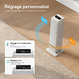 EMKE - EMKE Radiateur Soufflant Céramique 2000W, Chauffage et Mode Ventilateur, Écran LED, Télécommande - vignette