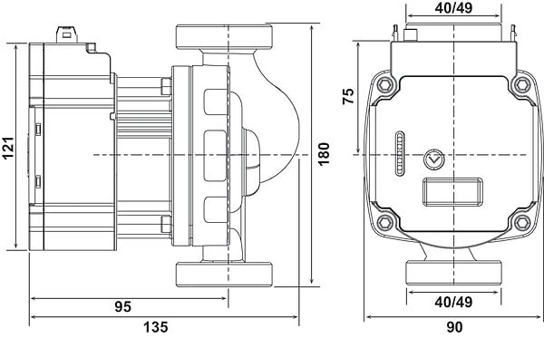SOMATHERM FOR YOU - Circulateur chauffage automatique 25-60/180 SFY - large