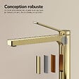 EMKE - EMKE Mitigeur de Lavabo Surélevé Monocommande 335mm en Laiton, Robinet pour Vasque à Poser avec Aérateur NEOPERL, Or Champagne - vignette