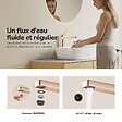 EMKE - EMKE Mitigeur de Lavabo Surélevé Monocommande 335mm en Laiton, Robinet pour Vasque à Poser avec Aérateur NEOPERL, Or Rose - vignette