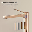 EMKE - EMKE Mitigeur de Lavabo Surélevé Monocommande 335mm en Laiton, Robinet pour Vasque à Poser avec Aérateur NEOPERL, Or Rose - vignette