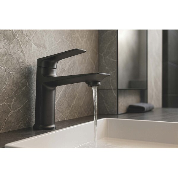 ONDEE - Mitigeur de lavabo ARIANE Titane brossé - large